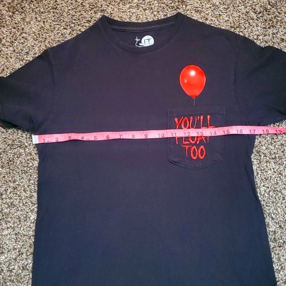IT Movie Pennywise - You'll Float Too! Unisex Pocket Tee Size Small - Picture 5 of 7
